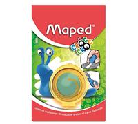 Maped - Material Escolar - Goma de Borrar Croc Croc - Estructura Maleable, Estirable y Divisible - Con Caja de Protección - Borrado Eficaz - Ideal para la Escuela