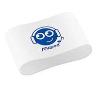 Maped - Material Escolar - Goma de Borrar Essentials Soft - Diseño Ergonómico y Suave - Tamaño Compacto - Emoticonos Diferentes - Goma de Agarre Sencillo