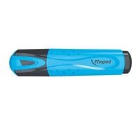 Maped - Material Escolar - Subrayador Classic - 12 Subrayadores de Color Azul - Diseño con Punta Biselada - Trazo de 1 a 5 mm - Tapón a Presión - Ideal para Apuntes