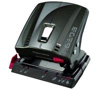 Maped Perforadora de Papel Advanced Metal 2 agujeros – 30/35 hojas, metálica, antibloqueo, negra