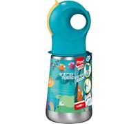 Maped Picnik, Botella De Agua Infantil Sin BPA, Diseño Divertido Con Pajita En Espiral, Tapa Antiderrames Y Fácil De Transportar, Water Bottle Para Niños, Ideal Para Escuela Y Deporte