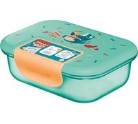 Maped Picnik - Caja de Almuerzo Ecozen de 900 ml, Diseño Tucán con Clip Verde Neón, Porta Alimentos Hermético de Base Biológica, Apto para Microondas y Lavavajillas
