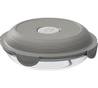 Maped PICNIK Concept Adult - Plato de cristal para almuerzo, apto para microondas, 700 ml, color gris