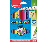 Lápices Color MAPED Color'Peps Classic, Caja x18 Colores