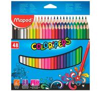 Maped - pinturas de madera - lápices de colores estuche - 48 pinturas