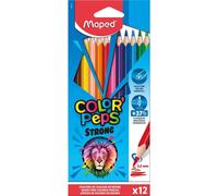 Maped - Pinturas de Madera - Lápices Strong de Colores - Pack de 12 Pinturas de