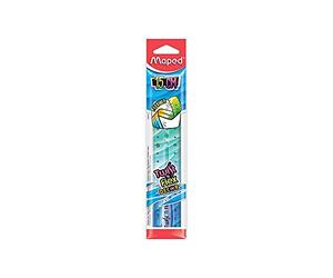 Maped Regla Flexible 15 cm, Twist'n Flex Decor, Doble Graduación, Plástico Irrompible, Diseño Lúdico para Niños y Estudiantes, Ideal para Escuela y Oficina, Colores Surtidos