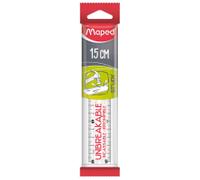 Maped regla flexible transparente 15cm