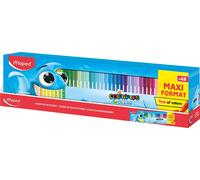 Maped - Rotuladores de Colores para Niños - Color's Peps Ocean's - 48 Rotuladore