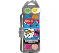 MAPED: Set de acuarelas Color Peps con pincel de regalo - 30 mm, 12 uds