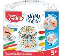 Maped - Set de Manualidades para Niños - Caja Decorativa Hilorama - A Partir de 5 Años - Montaje sin Pegamento - Incluye 1 Caja para Construir, 3 Hilos, 1 Aguja de Plástico, 2 Láminas y 3 Rotuladores