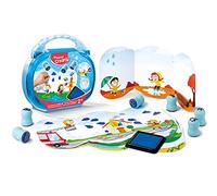 Maped - Set de Manualidades para Niños - Mis Primeros Sellos - Apto a Partir de 2 Años - Incluye 1 Maletín Reutilizable, 6 Sellos Ergonómicos, 6 Pósters para Decorar y 1 Tintero Azul