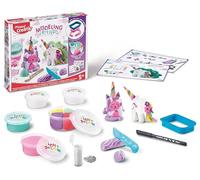 Maped - Set de Manualidades para Niños - Modeling Friends Creativo Mágico - 5 Años - Caticorn y Unicornio - Incluye 5 Botes de Masa Endurecedora, 1 Molde, 1 Cuchillo de Plástico y 1 Rotulador