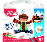 Maped - Set de Manualidades para Niños - Títere para Decorar - Apto a Partir de 5 Años - Diseño de Espantapájaros Articulado - Incluye 1 Títere, 6 Lápices de Colores, 2 Cuerdas, 1 bastón y Pegatinas