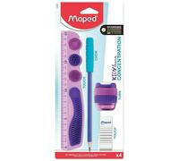 MAPED SET PAPELERIA MAPED KIDY LEARN CONCENTRATION MORADO 4 PZAS KIDY LEARN