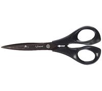 Maped - Tijeras de Oficina - Expert Titanium Simétrica 17 cm - Tijeras Ultra Resistentes - Recubrimiento de Titanio para Alto Rendimiento - Anillas Ergonómicas
