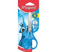 Maped - Tijeras Escolares - Essentials Pulse 13 cm para Zurdos - Tijeras Infantiles - Agarre Ergonómico - Puntas Redondas y Hojas Graduadas en cm - 3 Colores Distintos
