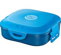 Maped - Tuppers Sencillos de Alimentos - Color Azul - Colección Concept Kids - Formato Compacto con Capacidad para 740 ml - Diseño Estanco para Combinar - Apto para Lavavajillas