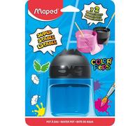 Maped - Accesorios de Pintura - Bote para el Agua - 2 Compartimentos - Función Anti Vuelvo para Mayor Estabilidad - Sistema de Escurrido - Dos Compartimentos - Rosa y Azul