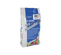 Mapei Keracolor gris cemento 113 FF- Mortero cementado de alto rendimiento, repelente al agua, para la lechada de juntas de hasta 6 mm. Paquete de 5 kg.
