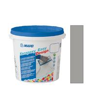 MAPEI Kerapoxy Easy Design 112 Medium GRIS 3kg - decorativo, resistente a los ácidos, lechada epoxi de dos componentes