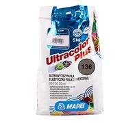 Mapei - Masilla Ultracolor Plus, 5 kg, para juntas, color 136 barro
