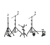 Mapex armería Series hp8005-dp 5-Piece paquete de Hardware con doble Pedal Negro