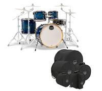 Mapex Armory 22 Rock Fusion 5pc Shell Pack w/Bag Set Blue Wave Burst