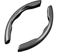 MAPFei Funda de volante para Peugeot Partner Tepee 2012-2018, protector de corteza de fibra de carbono, transpirable, antideslizante