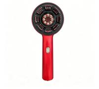 MAPHRWZ 3-in-1 Scalp Massager & Hair Oil Applicator Comb, IPX7 Waterproof Rechargeable Wireless Head Massager Brush for Wet/Dry Use, Hair Nourishing Tool for Home Self-Care(Red)