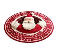 MAPHRWZ 3D Optical Illusion Halloween Rug, Non-Slip Spooky Swirl Floor Mat