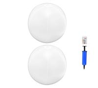 MAPHRWZ Luz de bola flotante Solar LED de 2 uds con lámpara decorativa RGBW remota de 16 colores para exteriores