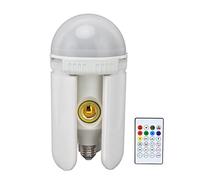 MAPHRWZ Luz LED Altavoz de música inalámbrico Proyector RGBW Bombilla de cambio de color Control remoto Bombilla de tornillo E27 85V-265V