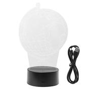MAPHRWZ Mini lámpara óptica visual en forma de globo, luz LED nocturna de 7 colores, regalo de decoración del hogar