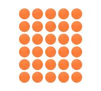 MAPHRWZ Pelotas de golf de espuma para práctica, material EVA, paquete de 30, entrenamiento en interiores y exteriores, ligeras, no tóxicas, colores brillantes, duraderas, sin (Naranja)