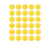 MAPHRWZ Pelotas de golf de espuma para práctica, material EVA, paquete de 30, entrenamiento en interiores y exteriores, ligeras, no tóxicas, colores brillantes, duraderas, sin (Amarilla)