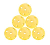 MAPHRWZ Pelotas de golf ligeras de espuma de PE para práctica, pelotas de entrenamiento de interior para niños, alta elasticidad, diseño hueco, seguras, no dañinas, paquete de 50 (Amarilla)