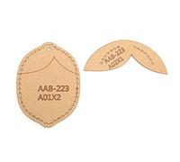 MAPHRWZ Plantilla de acrílico para manualidades, patrón de llavero de bricolaje duradero, guía de corte precisa, reutilizable para proyectos de arte, diseño en forma de limón para