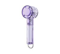 MAPHRWZ Portable Ice Mist Handheld Turbo Fan, 5-Speed USB-C 3000mAh Rechargeable Mini Cooling Fan, Pocket-Sized Travel Personal Summer Gift(Purple)