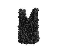MAPIMANIA - Bolsa reutilizable plegable y compacta, súper espaciosa y resistente, muy elegante, ideal para la compra, viajes y uso diario color negro