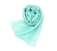 MAPIMANIA - Estolas Agua Marin de mujer para bodas Made in Italy, chal elegante para vestido de fiesta, pashmina de verano 200x80 en chiffon