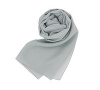 MAPIMANIA - Estolas Gris de mujer para bodas Made in Italy, chal elegante para vestido de fiesta, pashmina de verano 200x80 en chiffon