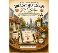 MAPLE HALLOW MYSTERIES. THE LOST MANUSCRIPT OF J.P LEDGER: A COZY MESTERY COLORING ADVENTURE