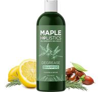 Maple Holistics Champú para cabello graso y el cuero cabelludo aceitoso - Champú natural para las mujeres y los hombres - Tratamiento fortalecedor del cabello - Cuidado del Cabello Hermoso - Aclarar Shampoo libre de sulfatos