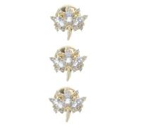 Maple Lapel The Tote Bag Thanksgiving Pins and Brooches Snap Button Closure Hollow out Butterfly Clothes Fastener Clasp Leaf Pin Gold Crystal Glass