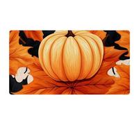 Maple Leaf Pumpkin-742 - Alfombra acolchada para cocina, resistente a las manchas, fácil de limpiar, para fregadero de casa, oficina, 40 x 74 cm