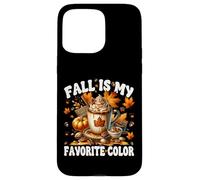 Maple Pecan Coffee Mug Graphic Fall Is My Favorite Color Carcasa para iPhone 15 Pro MAX