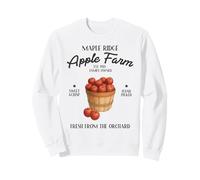 Maple Ridge Apple Farm Sweet Crisp Orchard Harvest Country Sudadera