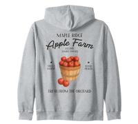 Maple Ridge Apple Farm Sweet Crisp Orchard Harvest Country Sudadera con Capucha