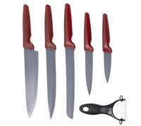 MAPLE San Ignacio: Juego de 5 Cuchillos + Pelador en Acero inoxidable MAPLE San Ignacio